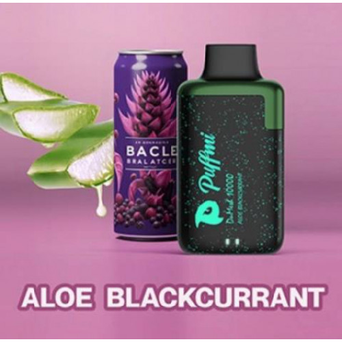 Электронная сигарета PuffMi DuMesh 10 000 Алоэ Чёрная смородина